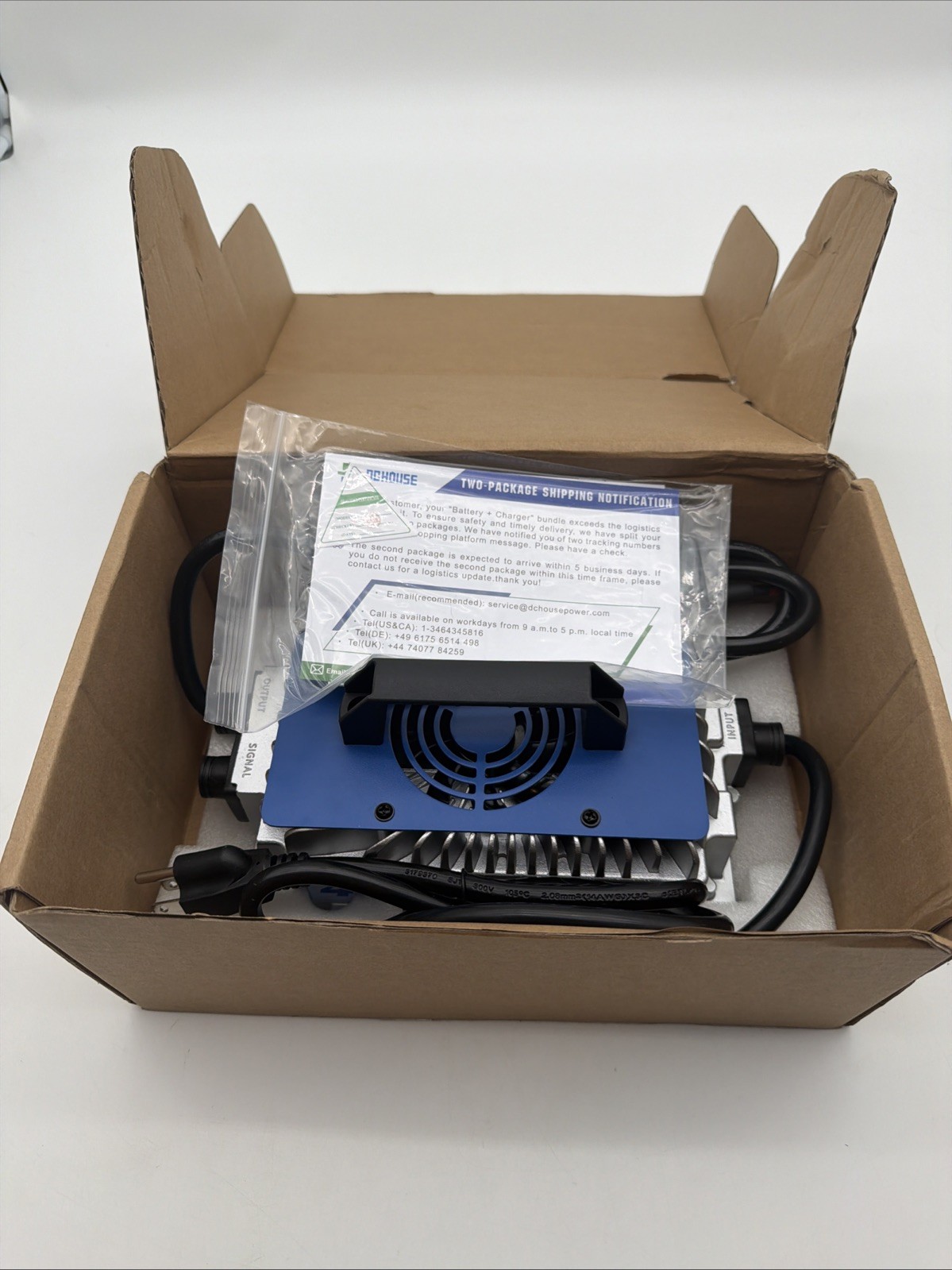 DC HOUSE 48V 18A Lithium Battery Charger, 900W Fast Charger, Charging Efficiency