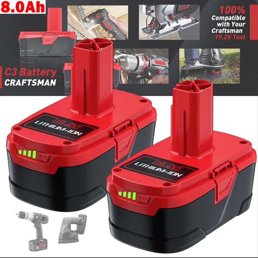 19.2V 8.0Ah For Craftsman C3 DieHard Lithium XCP Battery 11375 11376 PP2030 New