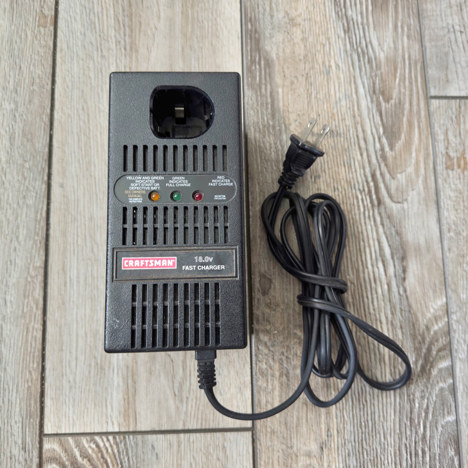 Craftsman 18.0v Battery Fast Charger Dual Charge Rate Model 981831-002 Tested