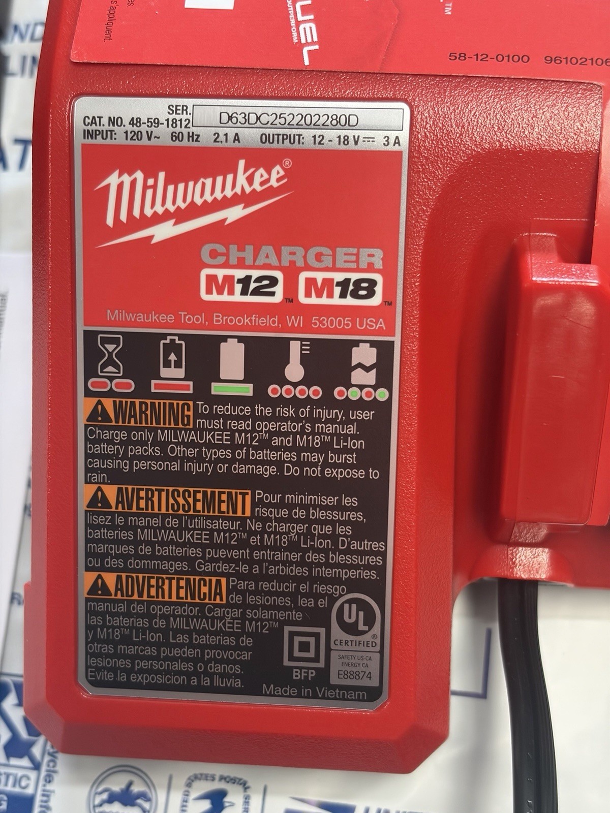Milwaukee 48-59-1812 M18/M12 Battery Charger & 5.0 AH Batteries | 2025