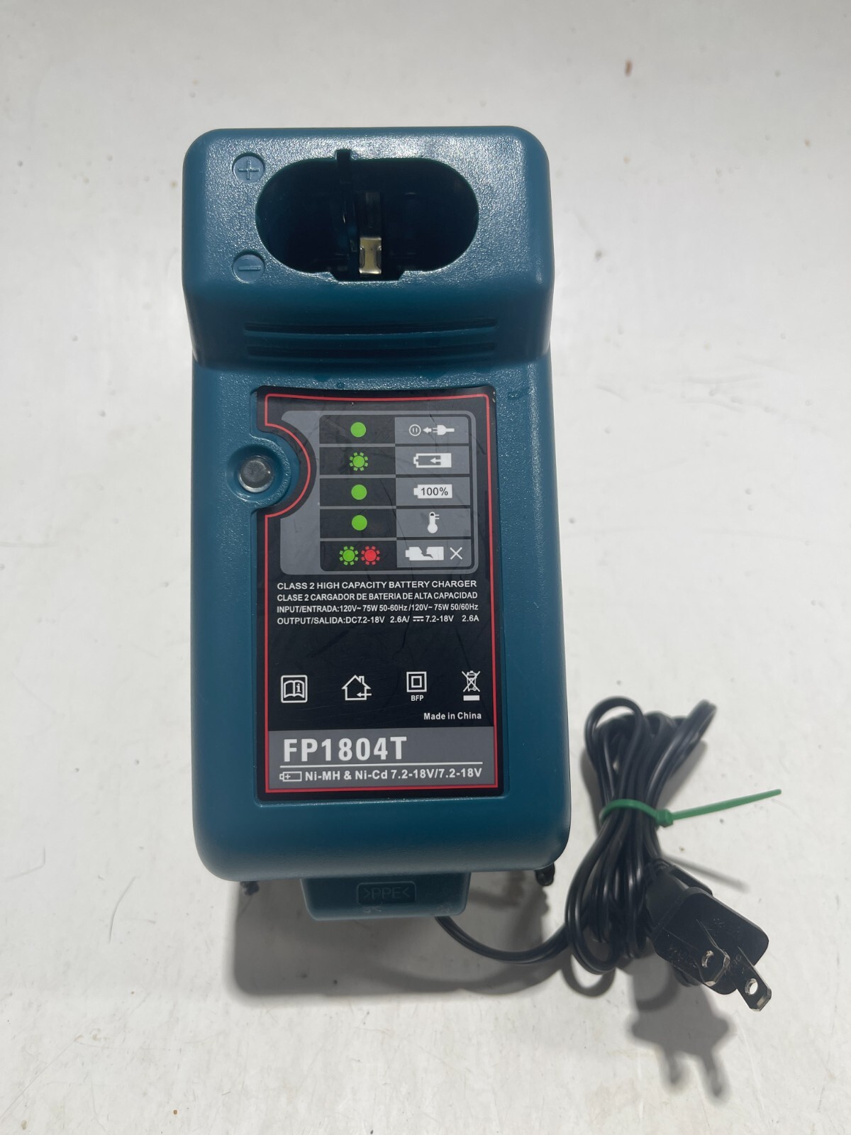 Class 2 High Capacity Battery Charger UNBRANDED MODEL PART FP1804T