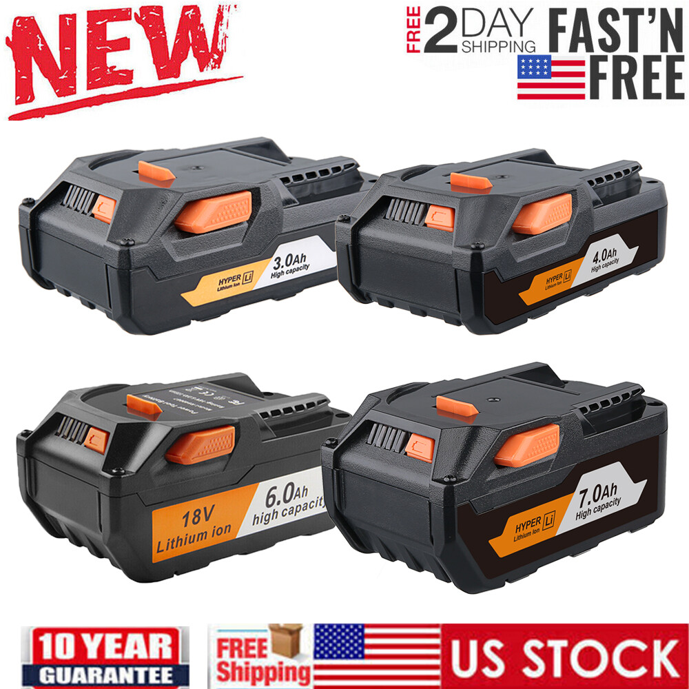 1-4x for Ridgid R840085 Lithium Battery Rigid 18V 6.0/3.0ah R840087 Power Tools