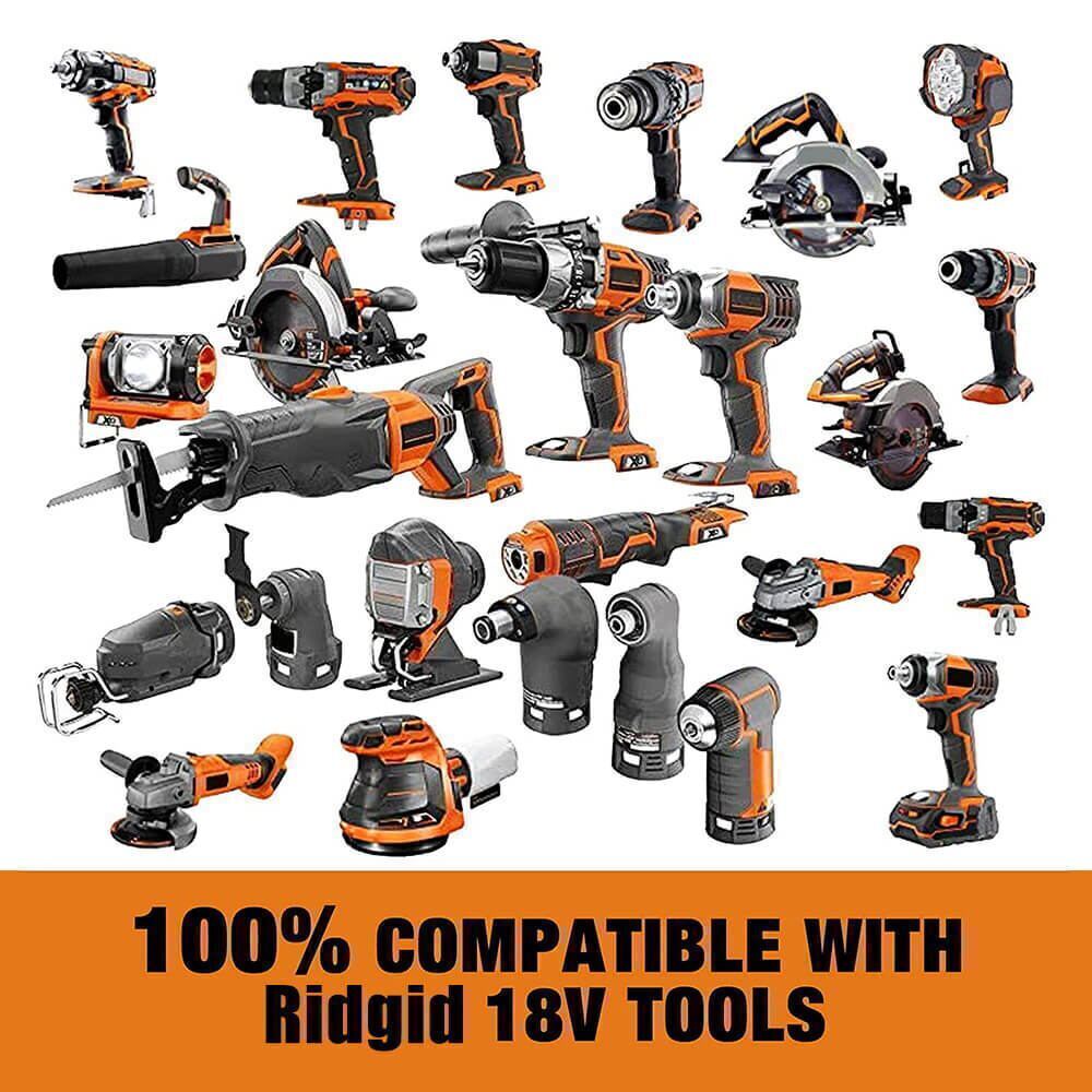 1~2 x for Ridgid R840085 8.0Ah Lithium Battery Rigid 18Volt R840087 Power Tools