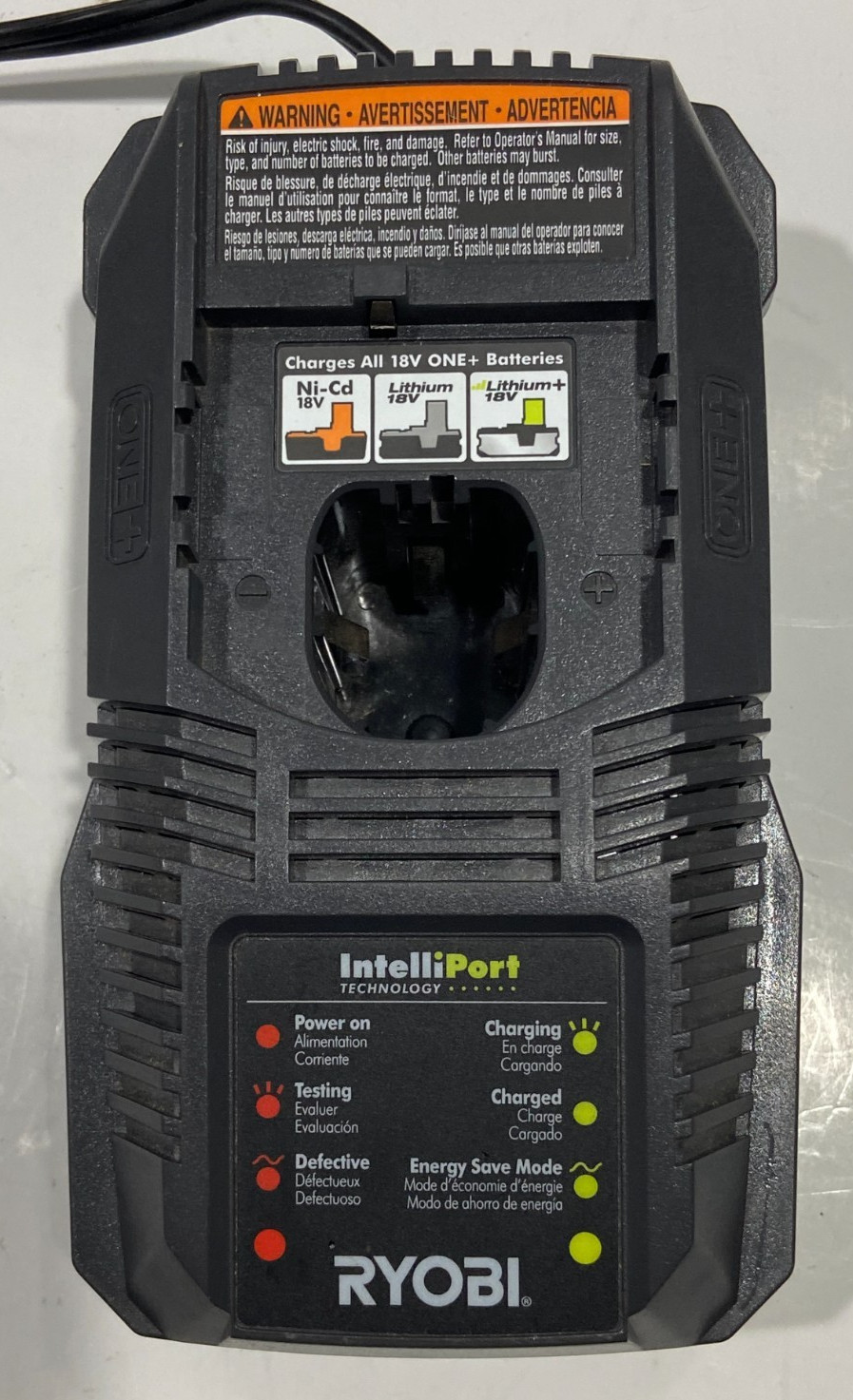 Ryobi IntelliPort 18V Charger P118 (Battery Not included) Excellent Condition