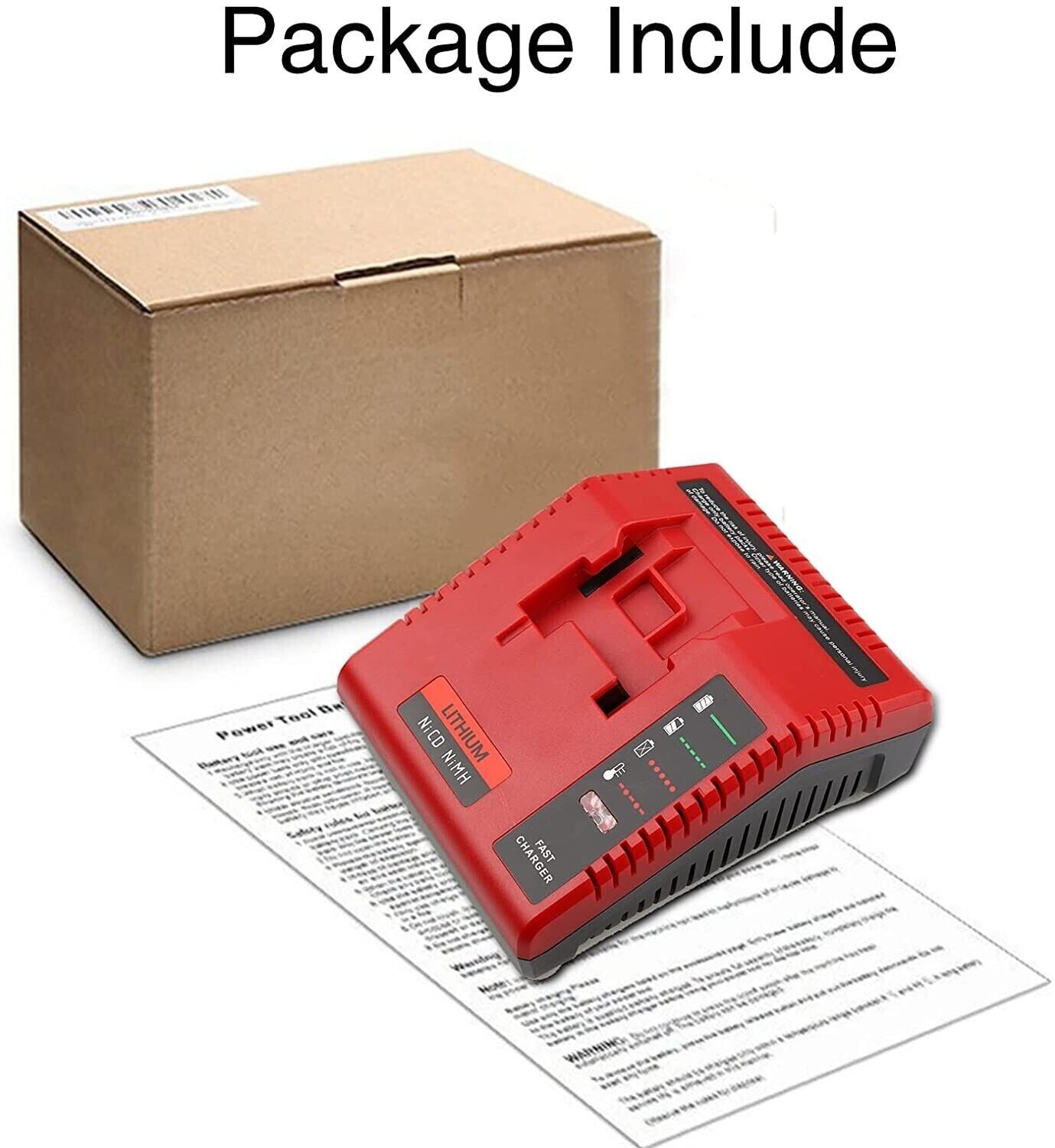 For Porter Cable 18V Lithium-Ion & NiCad NiMh Battery Charger PCXMVC PCMVC PC18B