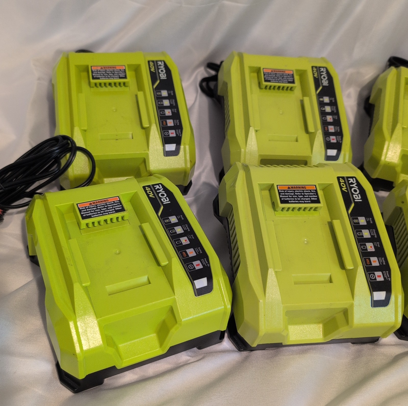 RYOBI OP406VNM 40V Lithium-Ion Lot Of 6
