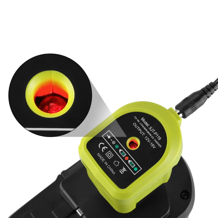 P119 Li-ion Ni-CD NI-MH Battery Charger For RYOBI 12V 14.4V 18V P102 P103 P104