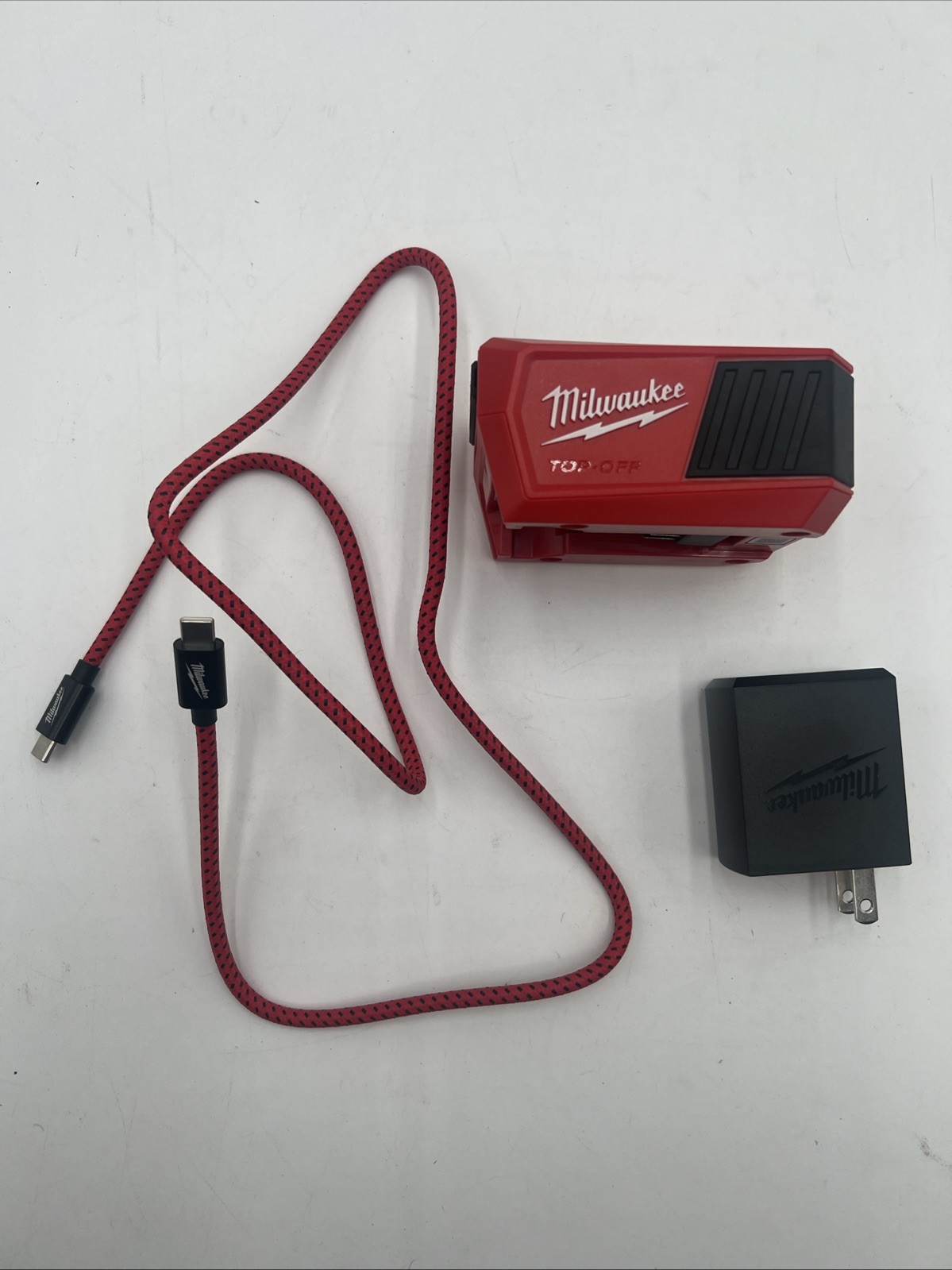 Milwaukee 2847-20 M18 TOP-OFF Charger Power Supply w/ 65W Adapter Cable