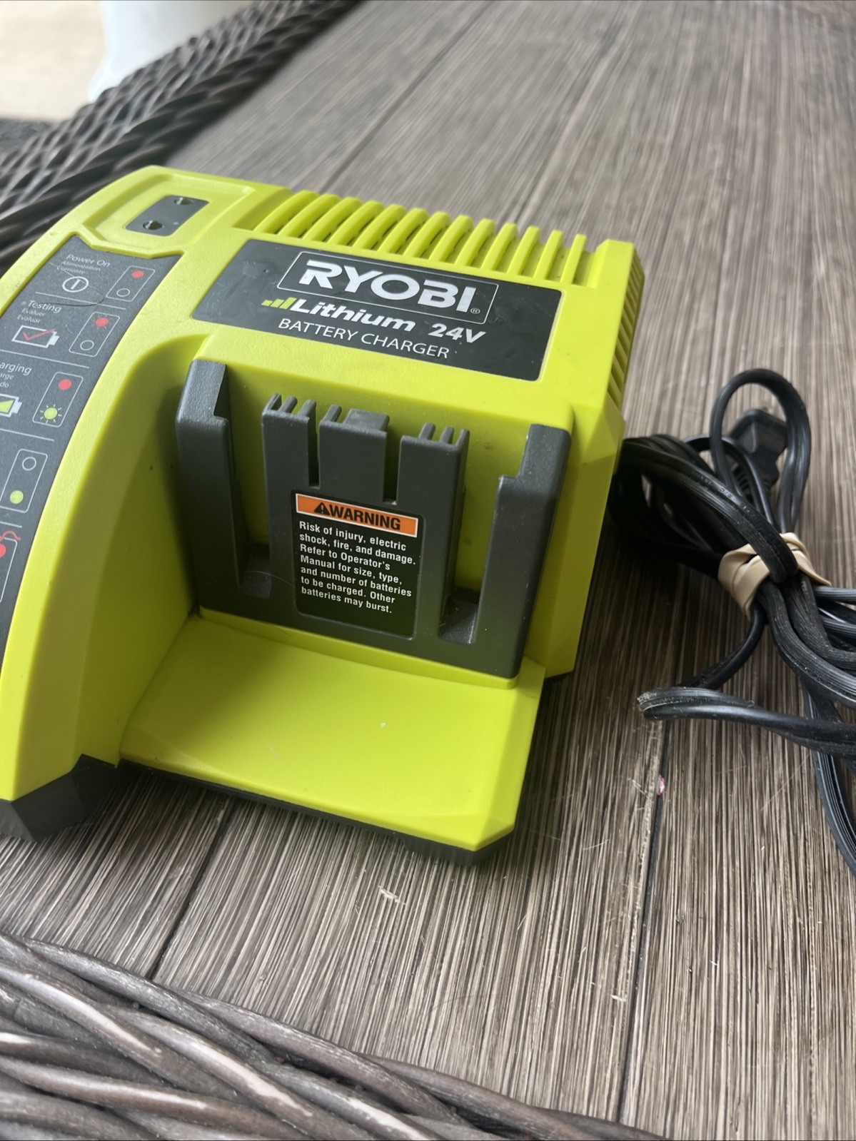 Ryobi Power Tools OP140 Lithium 24 Volt 24V Battery Charger Tested Working