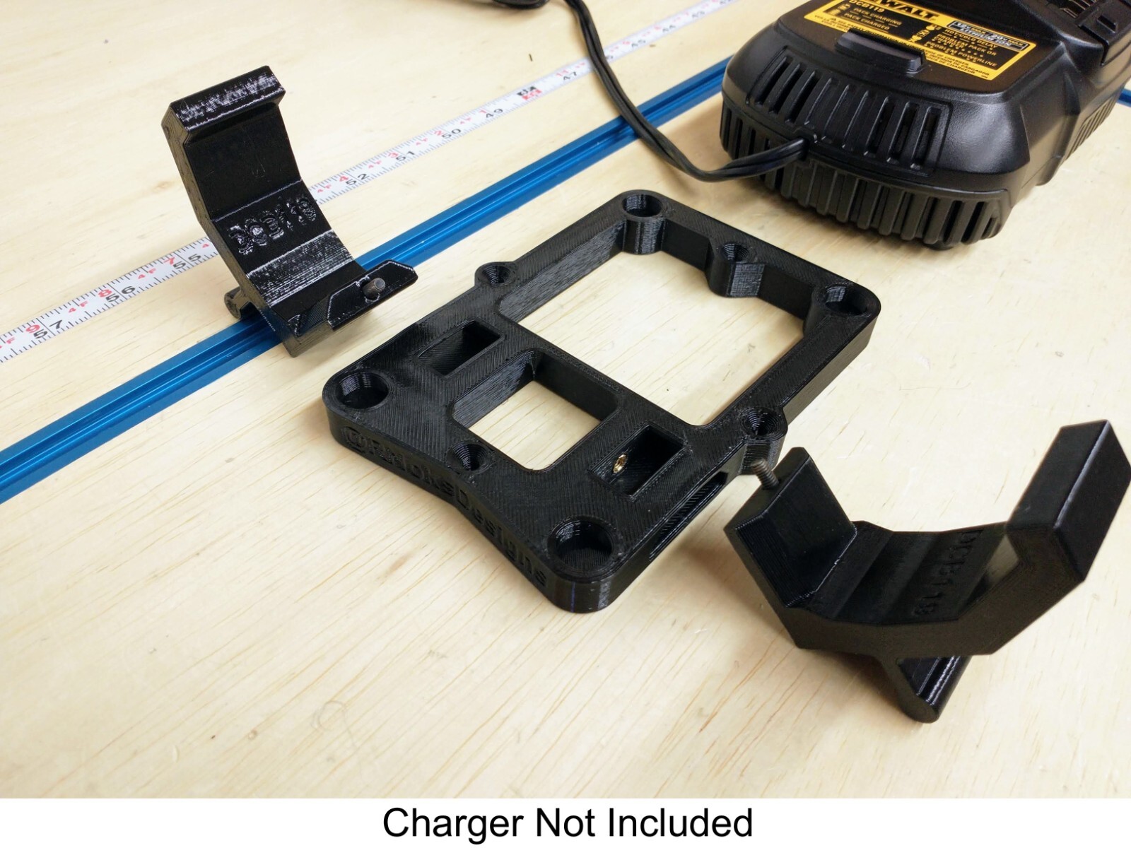 Wall Mount for DeWalt DCB119 DC Car Charger, Made in USA