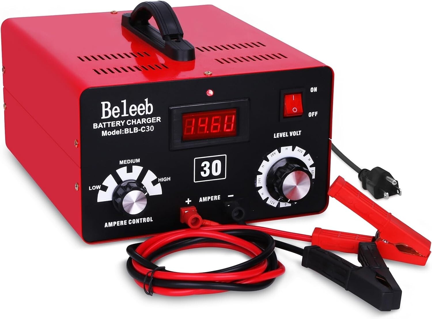 Adjustable Battery Charger 12V 24V 36V 48V 60V 72V Smart LCD Display Pulse Re…