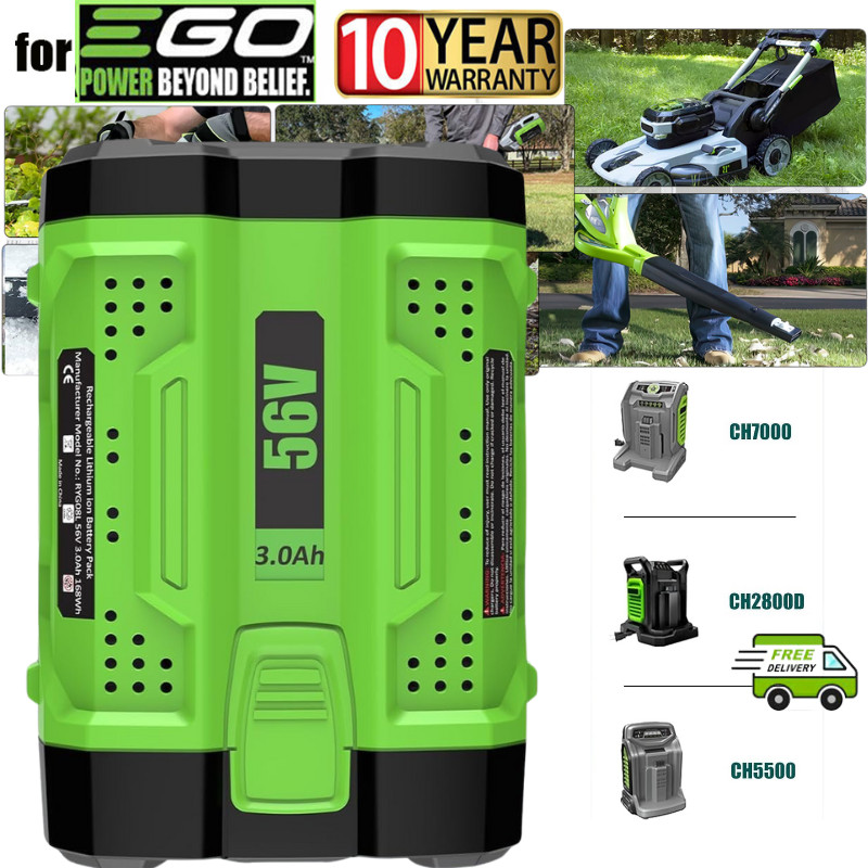 1-2PACK 5.0AH Battery For EGO 56V 56Volt BA1400 POWER Lithium Ion BA2240 BA2800T