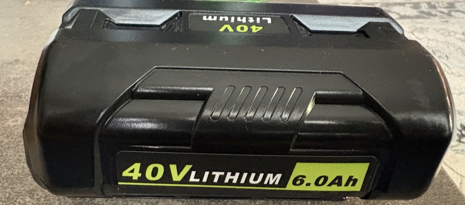 OP401 40 Volt Charger for Ryobi with 40V Lithium Battery