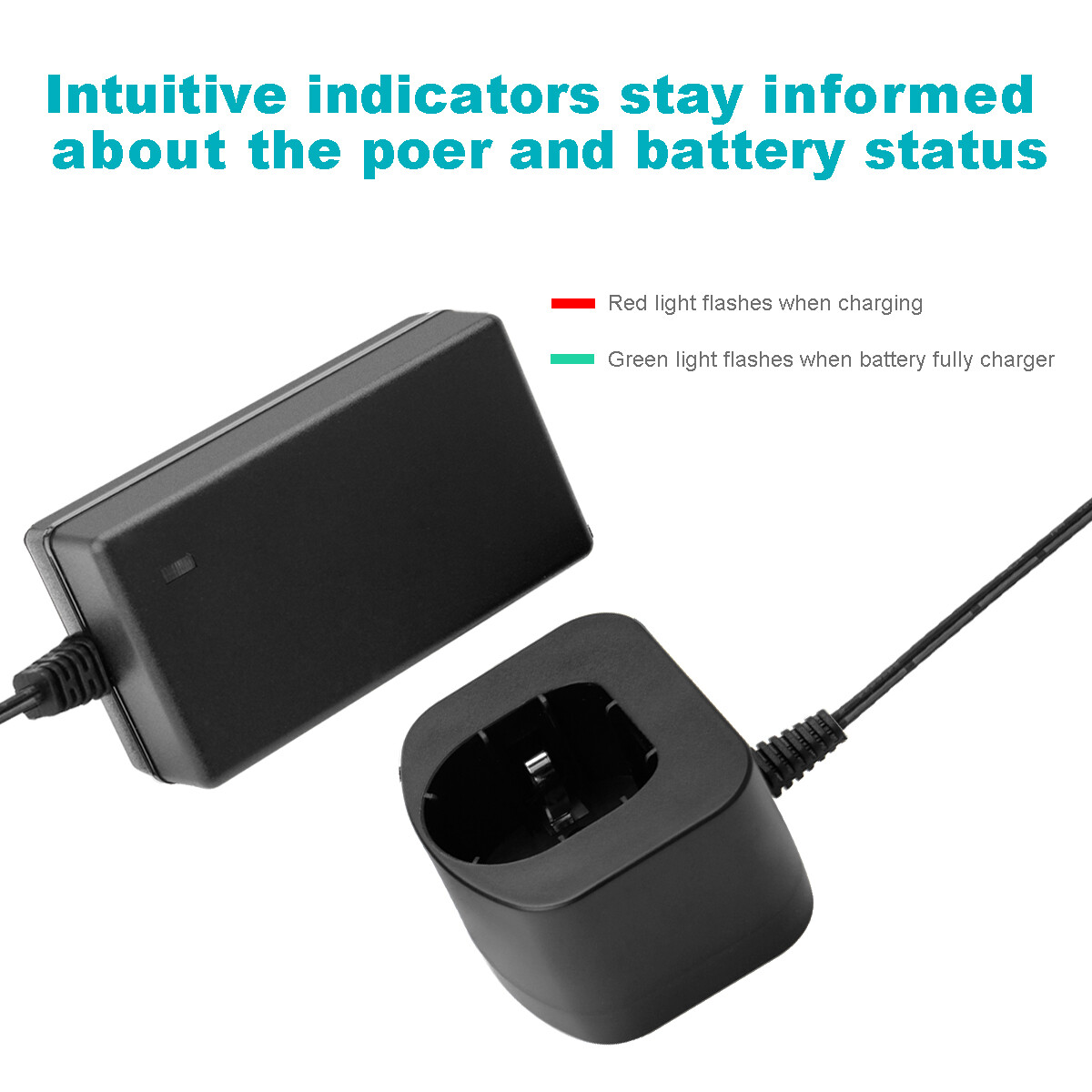 18V ONE+ Charger for Ryobi P102 P104 P108 P107 BPL1815 BPL18151 Li-Ion Battery