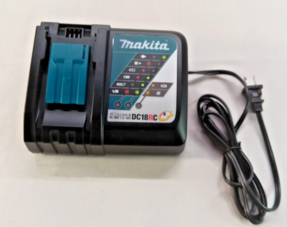 Makita DC18RC Charger 110V 14.4V–18V LXT Lithium Ion Rapid Optimum New OEM
