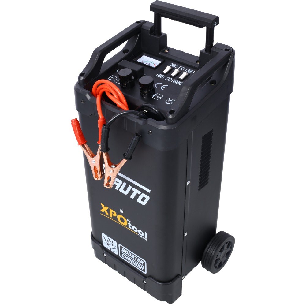 12V 24V Battery Charger Maintainer Jump Starter w/ Steel Case, Heavy-Duty 300A