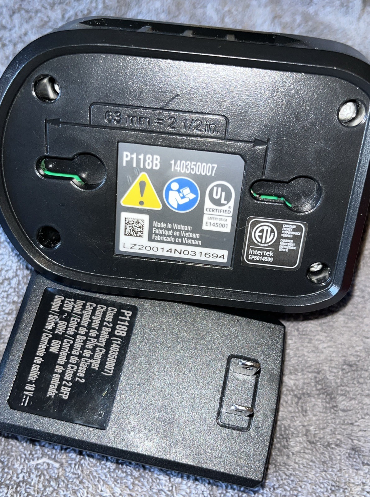 RYOBI P118B 18V Volt ONE+ Lithium-Ion Battery Charger OEM FREE SHIPPING