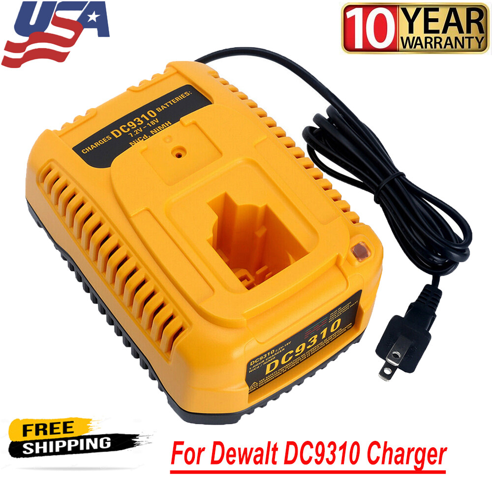 Fast Battery Charger DC9310 for Dewalt 18V XRP DC9096 DC9091 Battery DE9098 NEW