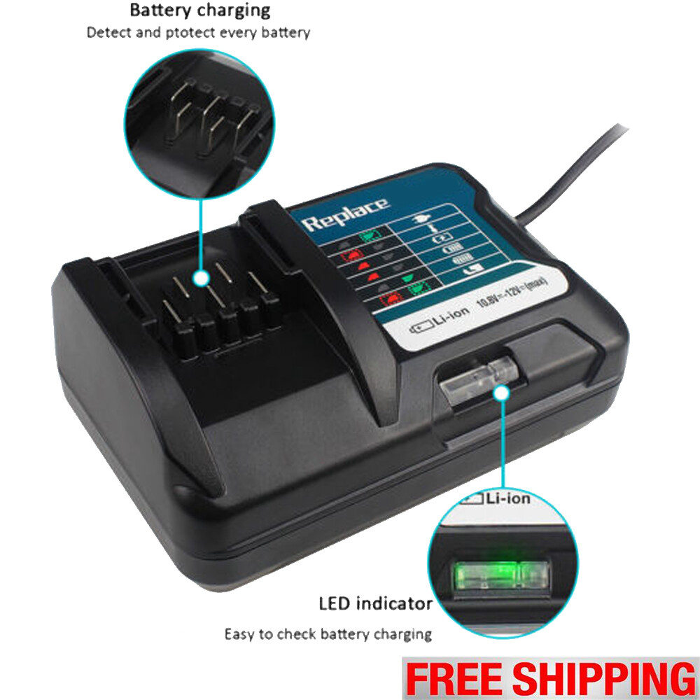 DC10WD Charger For Makita 12V MAX Li-ion Battery Charger BL1041 BL1021 10.8V
