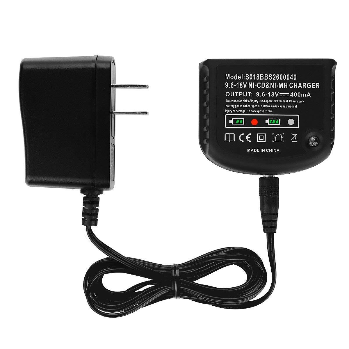 For Black&Decker Battery Charger Compatible HPB12 HPB18 FS18SBX 90534824 NiMh