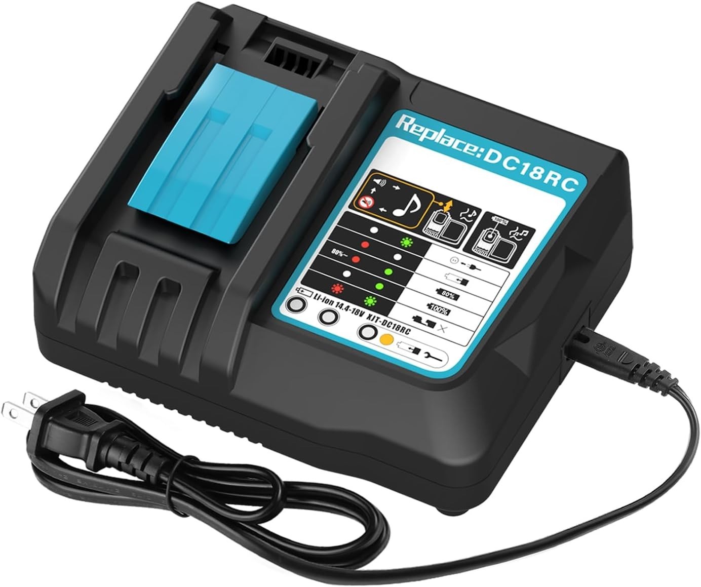 3A DC18RC Fast Charger for Makita 18V LXT Lithium Battery DC18RA BL1860 BL1830