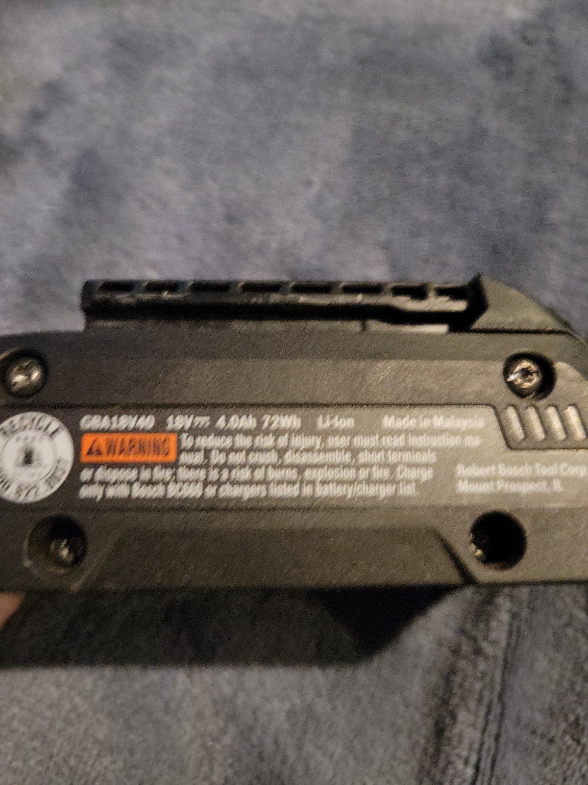 Bosch Core 18 Volt 4.0 Battery And Charger