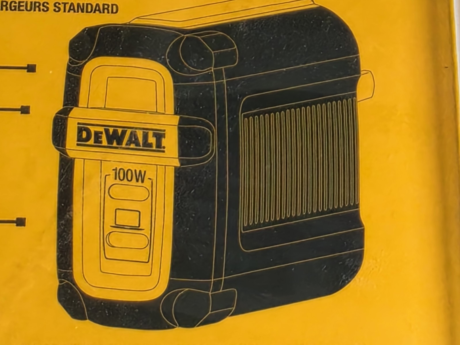 Dewalt 100-Watt 2-Port GaN PPS PD Wall Charger, DXMA1310874