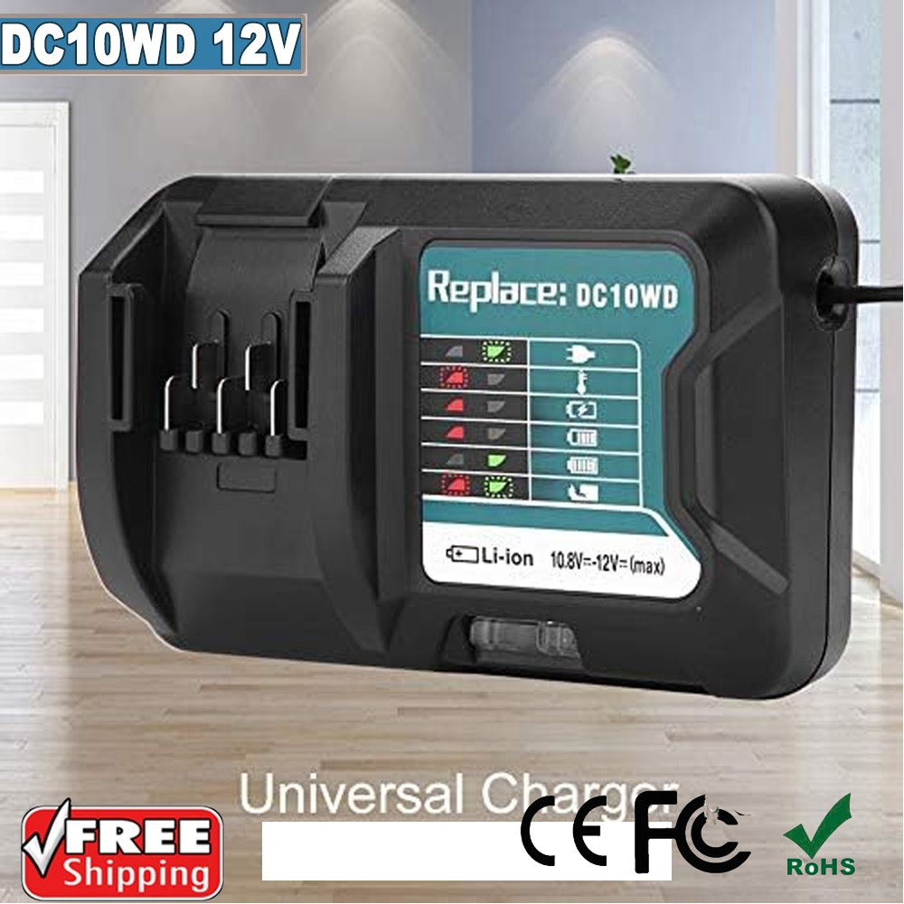 DC10WD Charger For Makita 12V MAX Li-ion Battery Charger BL1041 BL1021 10.8V