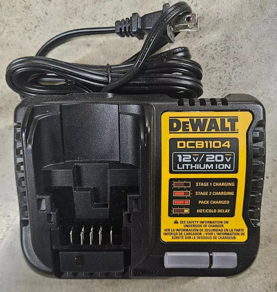 NEW DeWalt 12v / 20v 4 Amp Battery Charger Model# DCB1104