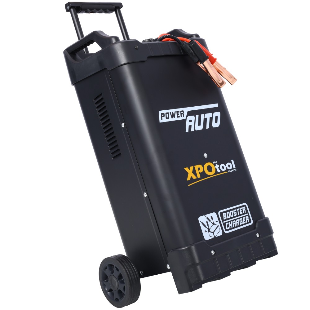12V 24V Battery Charger Maintainer Jump Starter w/ Steel Case, Heavy-Duty 300A