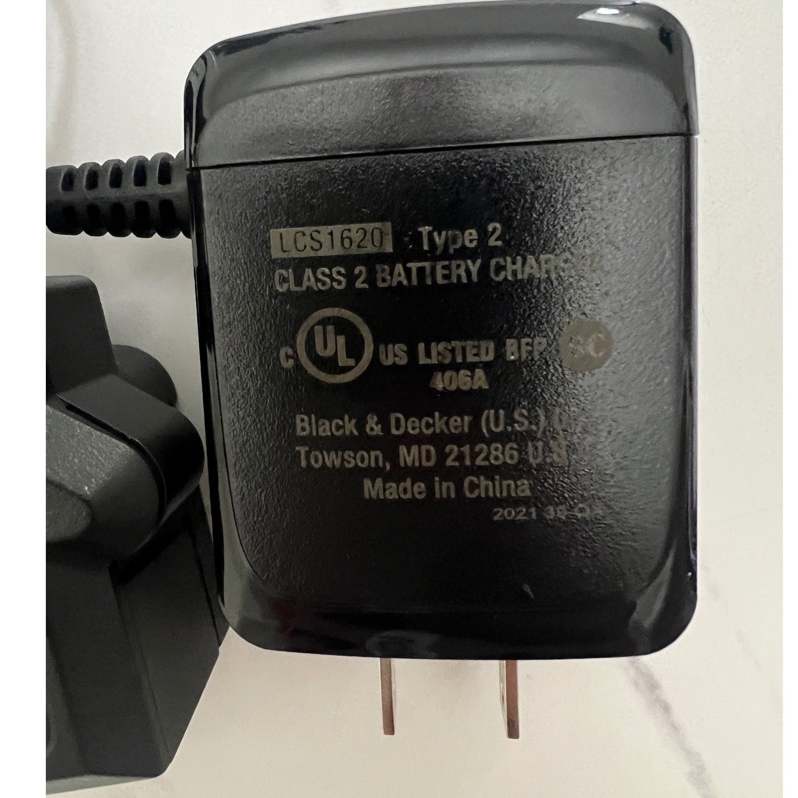 Black & Decker LCS1620 Type 2 Battery Charger 20V Max Lithium Ion OPEN BOX 2021