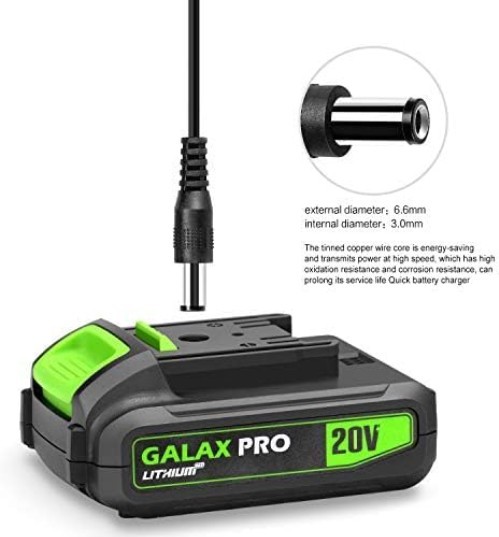 Fast Charging 20V Max Li-Ion Battery Charger with Safety Certification