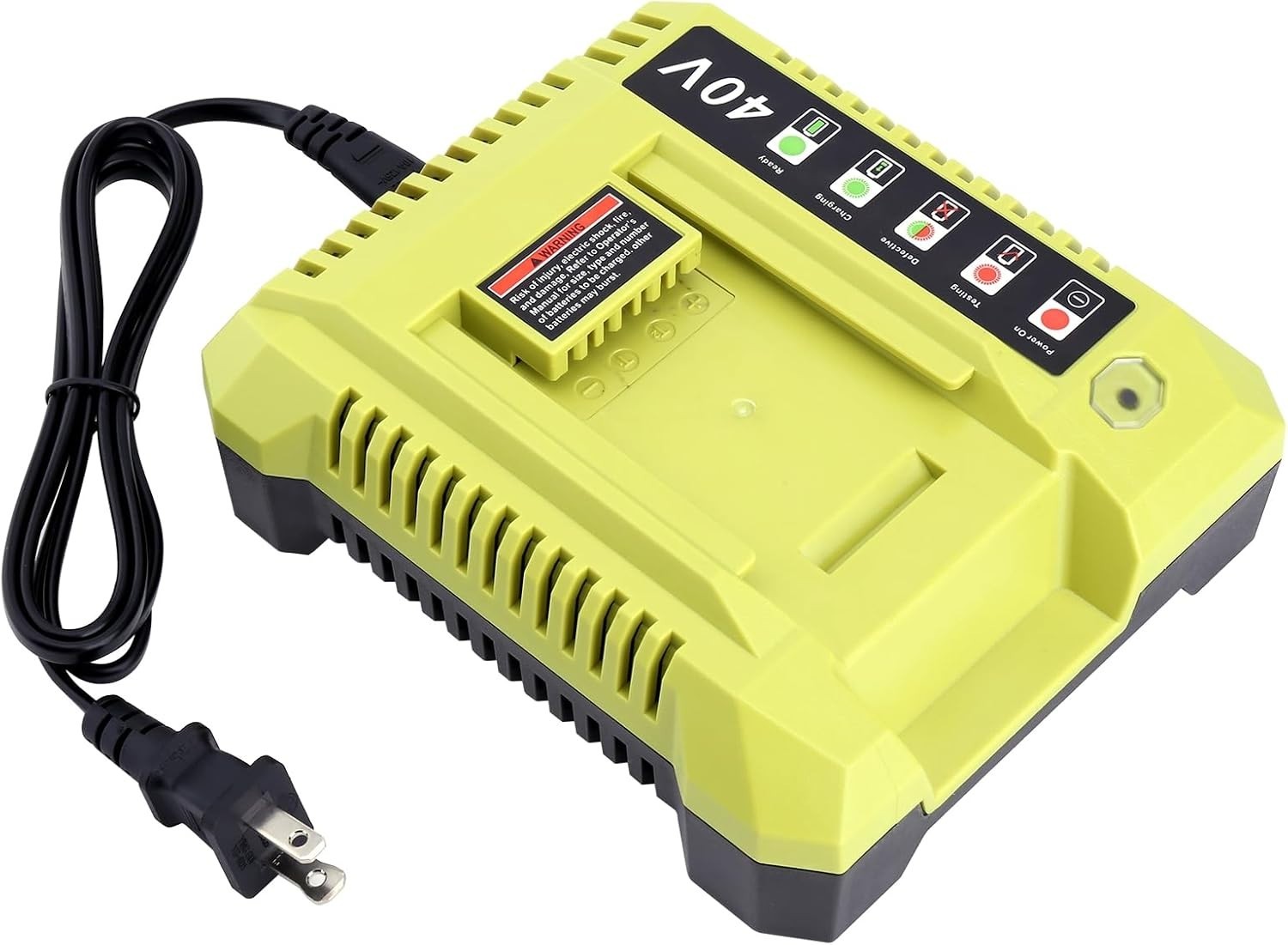 Rapid Charger For Ryobi OP408VNM 40V Lithium Battery OP406VNM OP40602 OP401 Fast