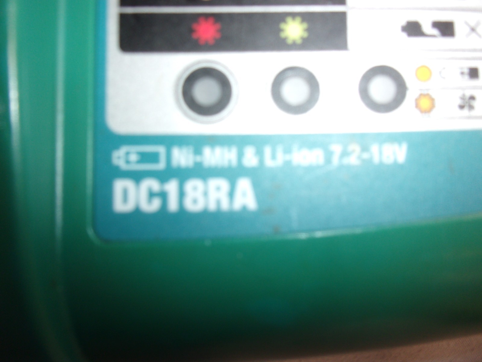 Tested, working Makita 18v battery charger- (DC18SC) Ni-MH & Li-ion 7.2-18V LXT