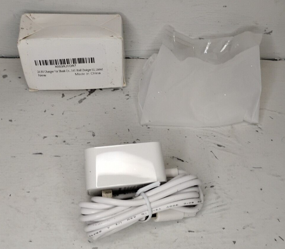 24.8V Charger for Shark Cordless AC Adapter Wall Charger GA-0502000 White