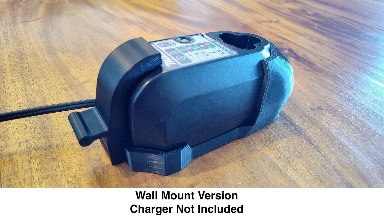 Wall or Packout Mount for Makita DC10WA Charger, **Charger Not Included**