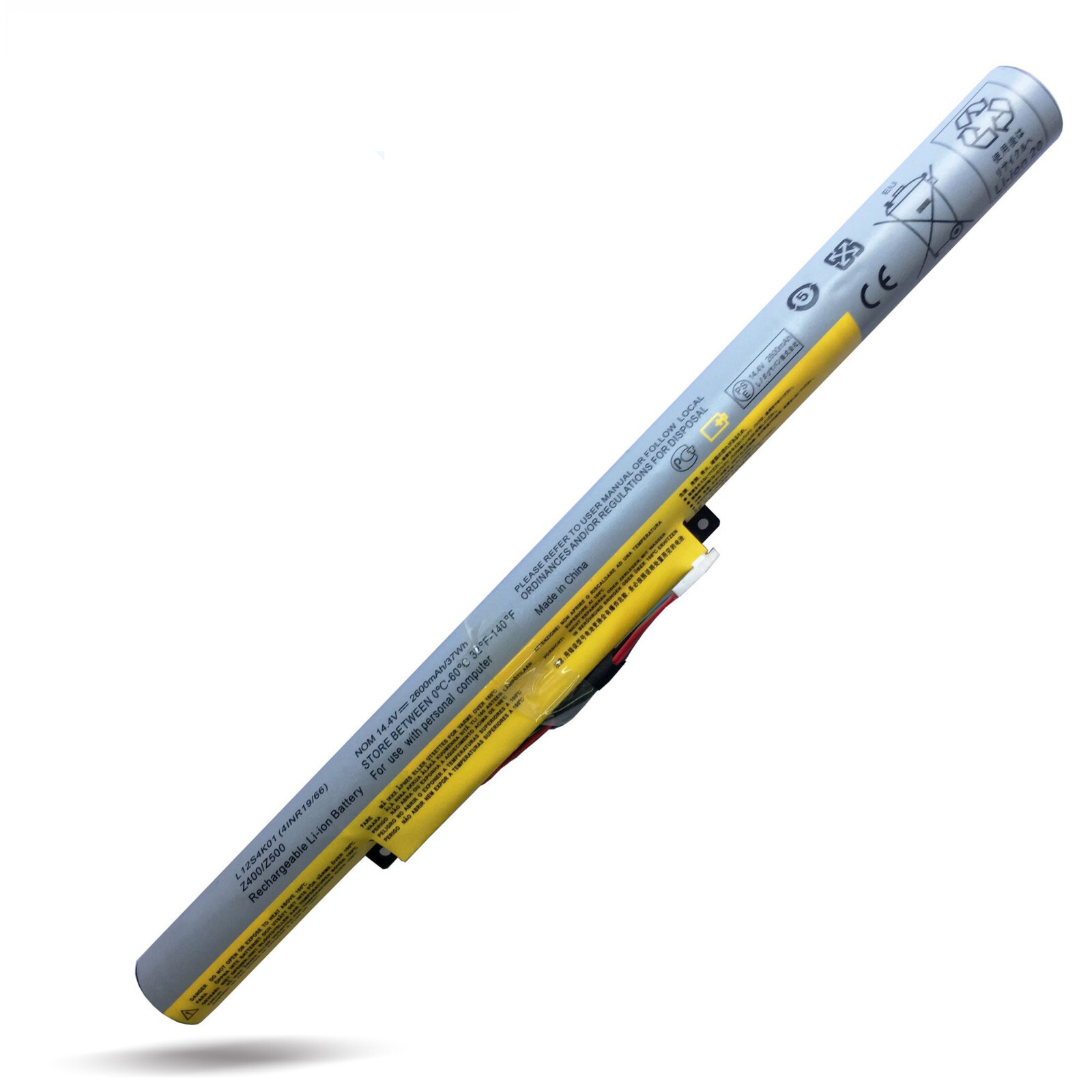 L12S4K01 Battery for Lenovo IdeaPad Z400 Z500, P400 P500 Touch Series Battery