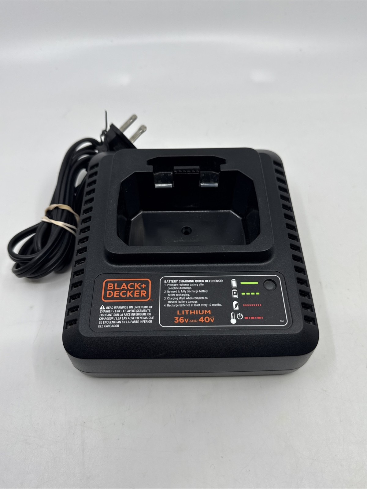 Black & Decker 36v/40v Lithium Battery Charger LCS36 OEM