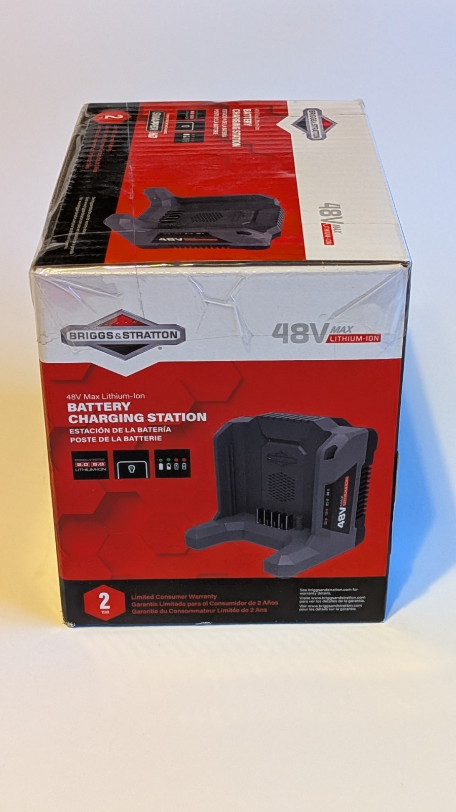 Briggs & Stratton 48-Volt Lithium Ion Battery Charging Station 1697092 BS2AC48