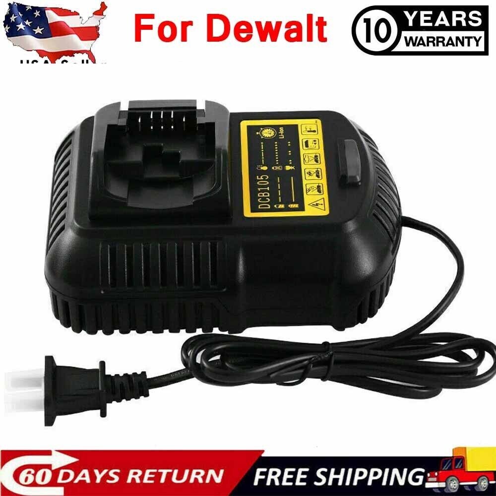 DCB105 Lithium Battery Charger replacement for DeWalt 12-20V Max DCB206 DCB200