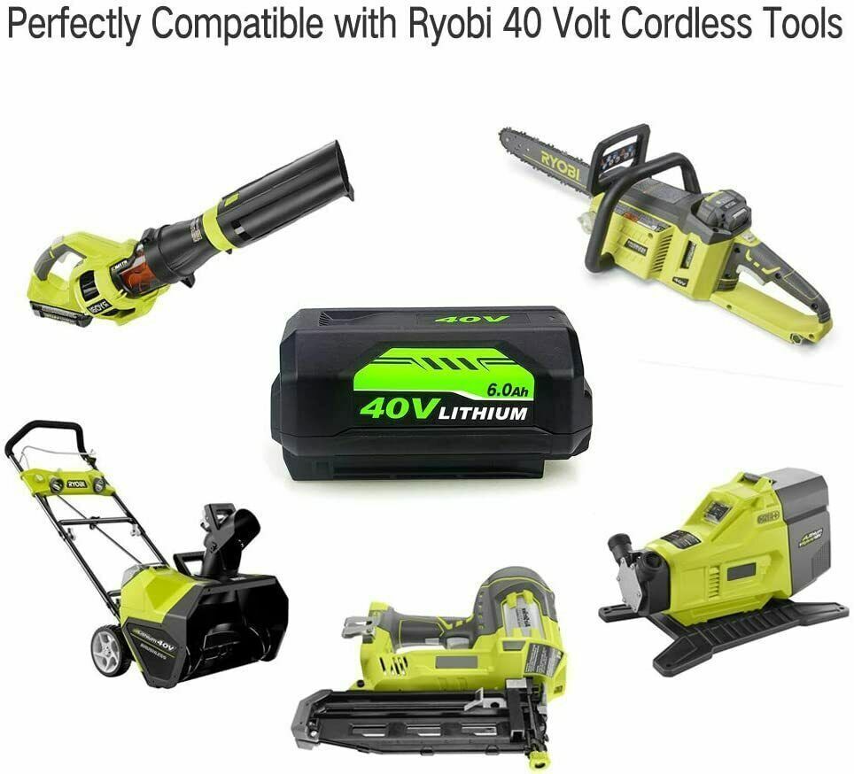 1-4PACK For Ryobi 40 Volt Battery High Capacity Lithium lot OP4050 OP40602 8.0Ah