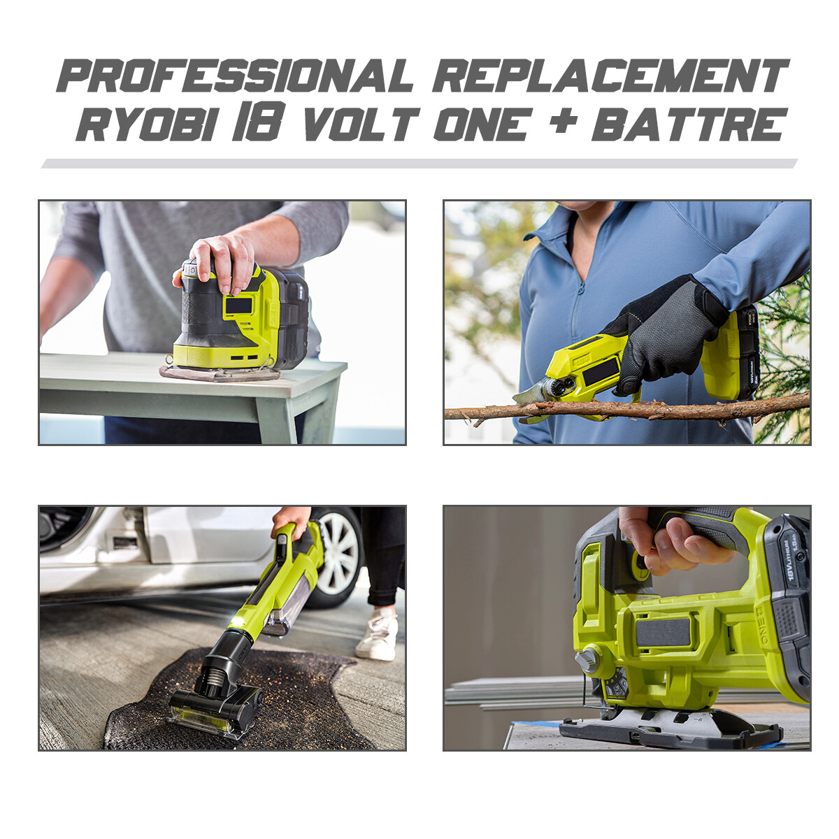 2Pack 18V 5.0Ah For RYOBI Plus High Capacity Lithium Ion Battery P108- USA Ship