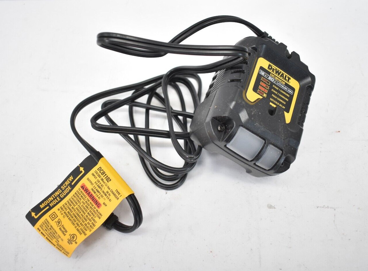 DeWalt 12/20V Max Lithium Ion 2 Amp Multi Voltage Charger DCB1102 Genuine OEM