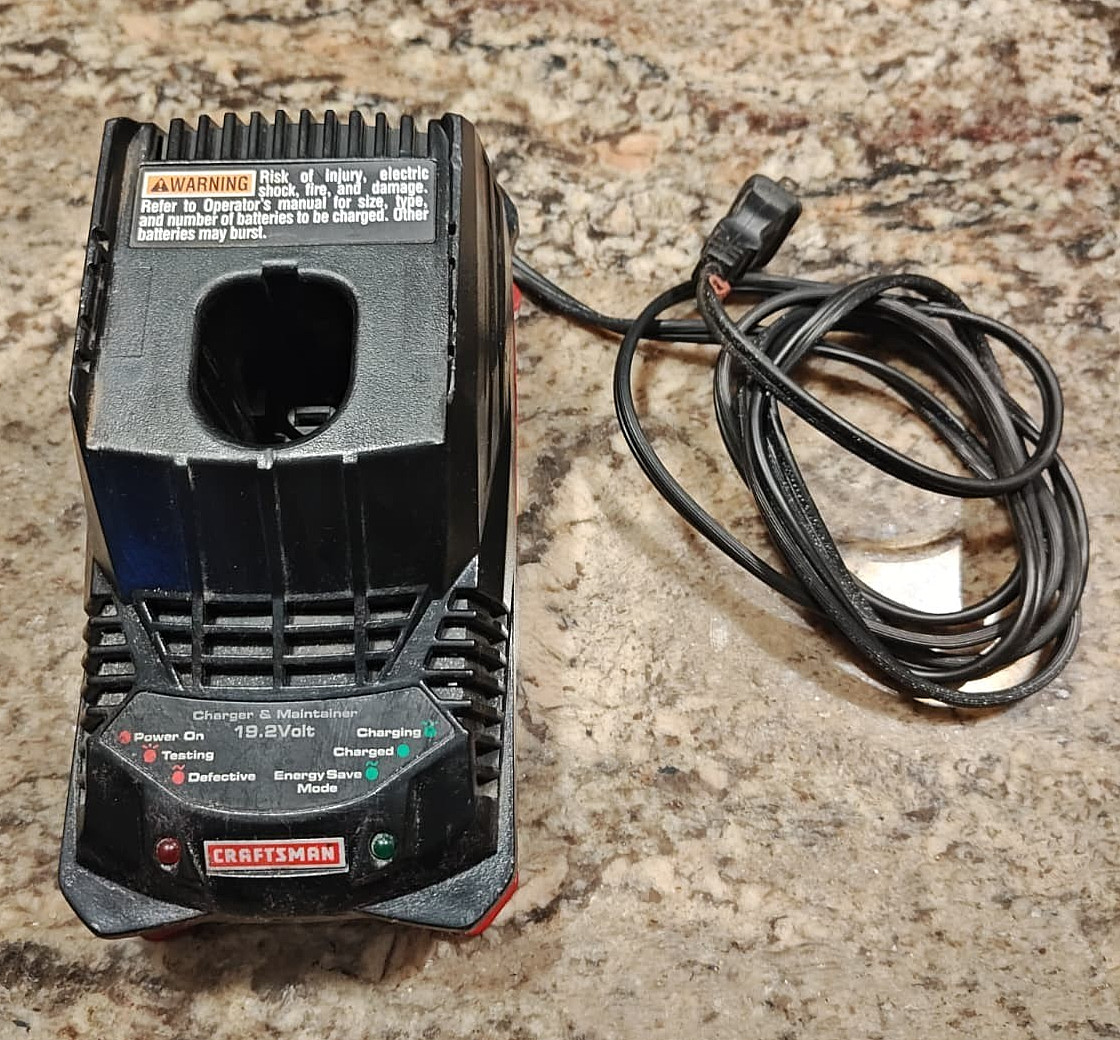 TESTED OEM Craftsman C3 19.2V Lithium Ion / Ni Cad Battery Charger 315.CH2021