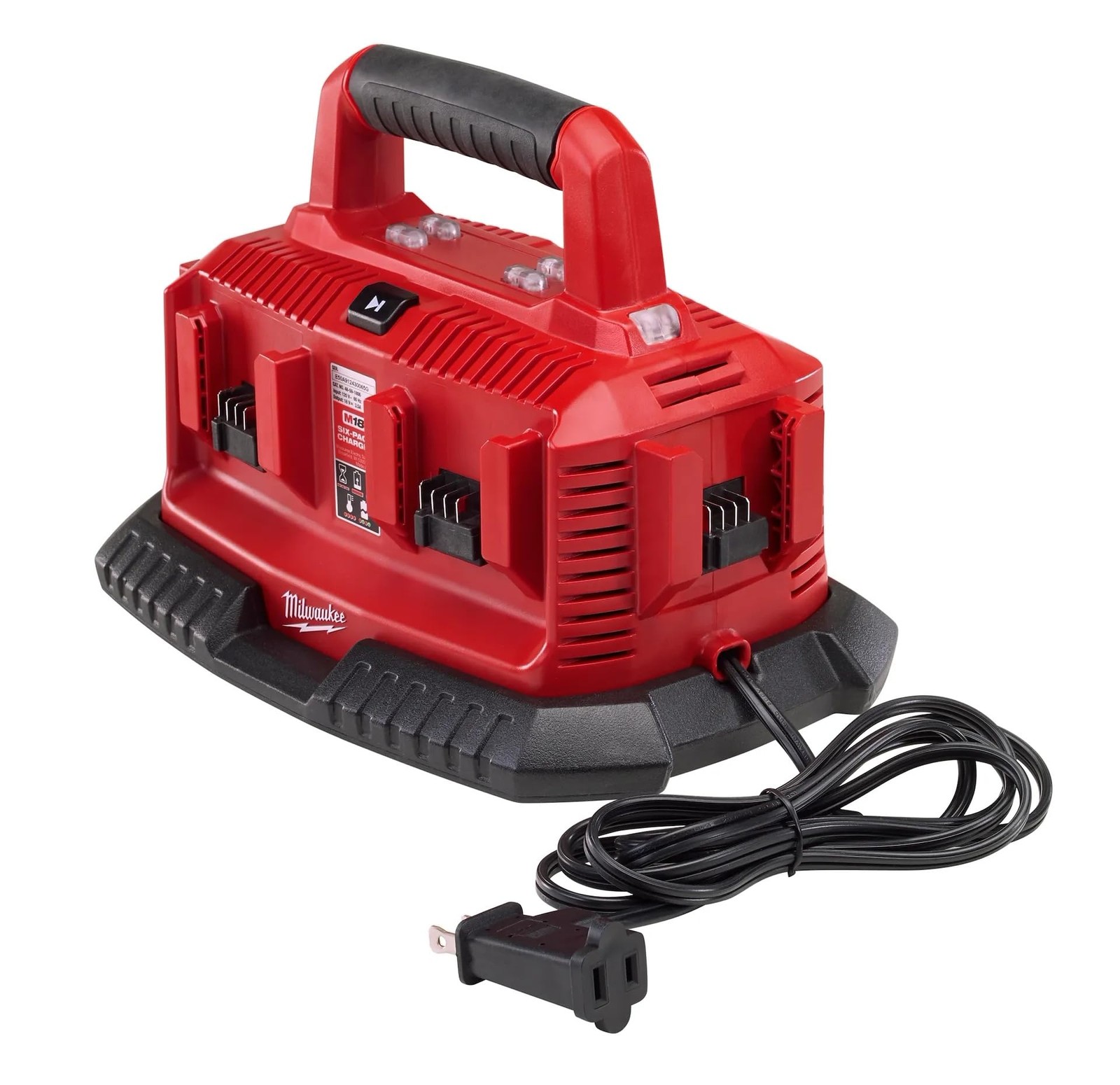 Milwaukee 48-59-1806 M18 Six Pack Sequential Charger Red