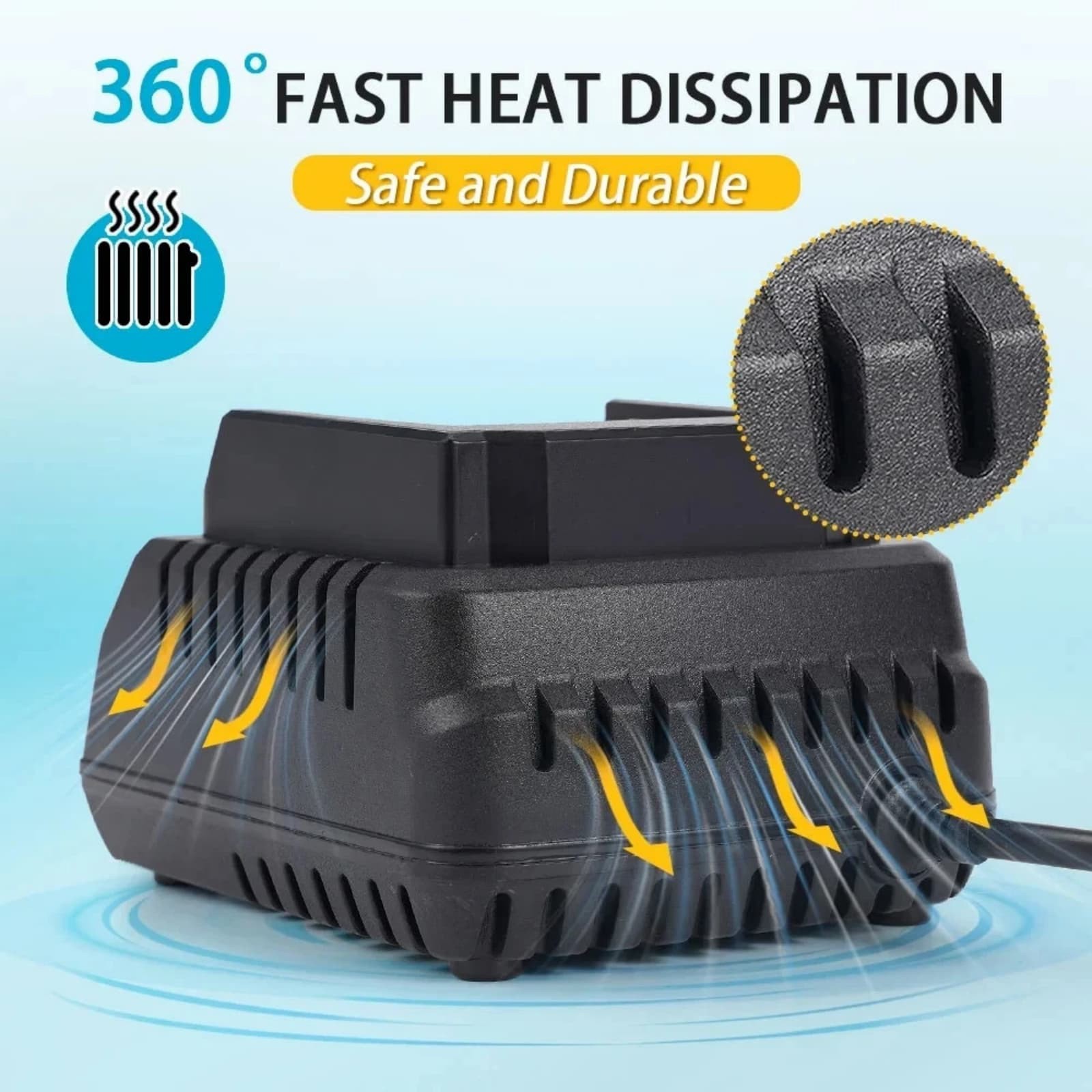 110V 240V Charger For Makita 18V 21V Li Ion BL1415 BL1815 BL1830 BL1850 Pack