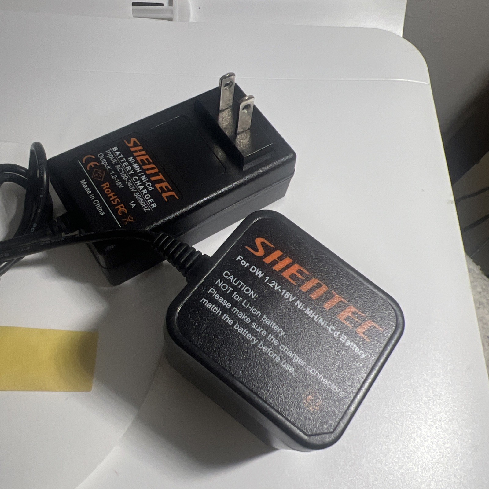 Shentec 1.2V-18V Battery Charger for Makita Batteries that fit Ridgid 320E