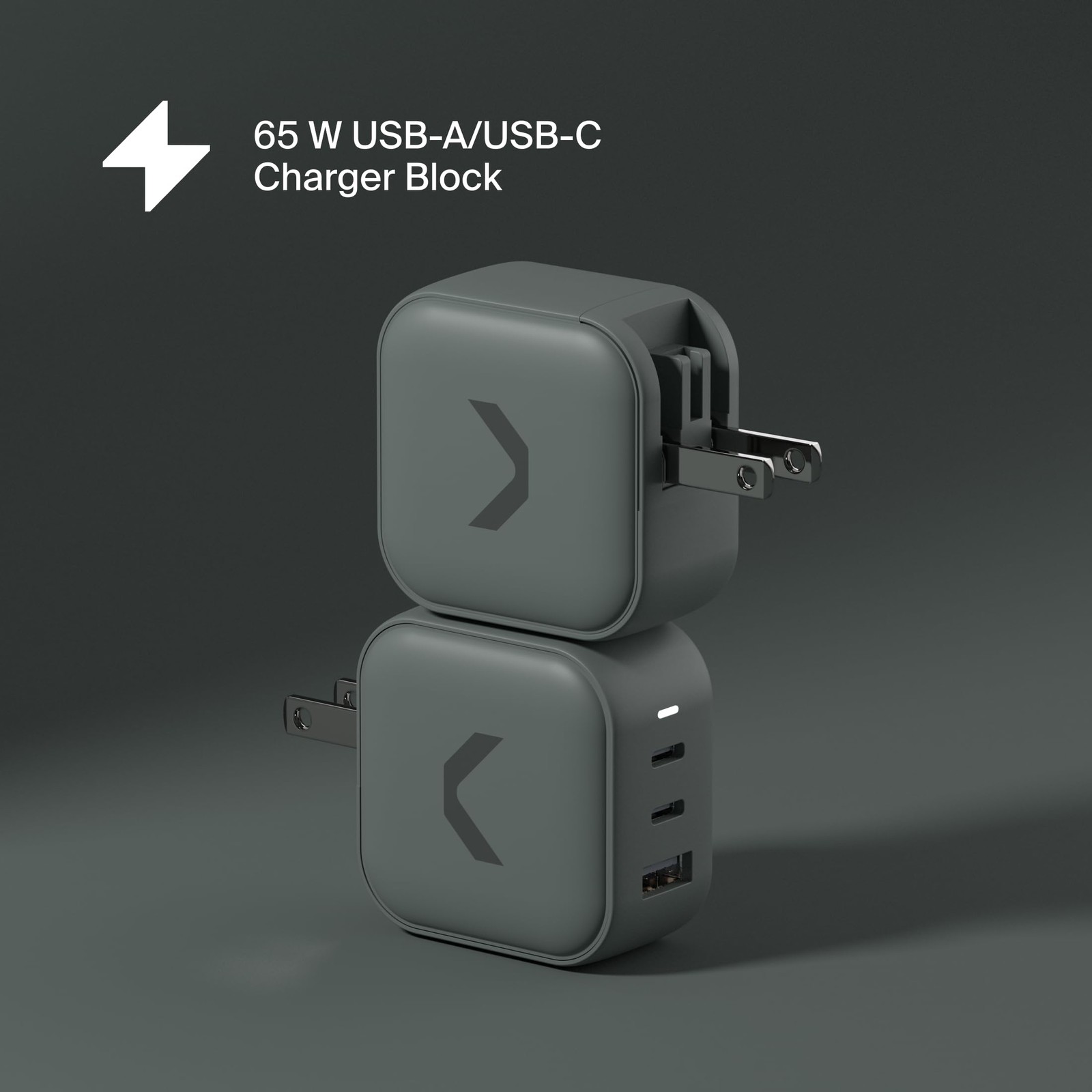 Clemm Core Usb-C Usb-A Charger Block Power Adapter For Macbook Iphone