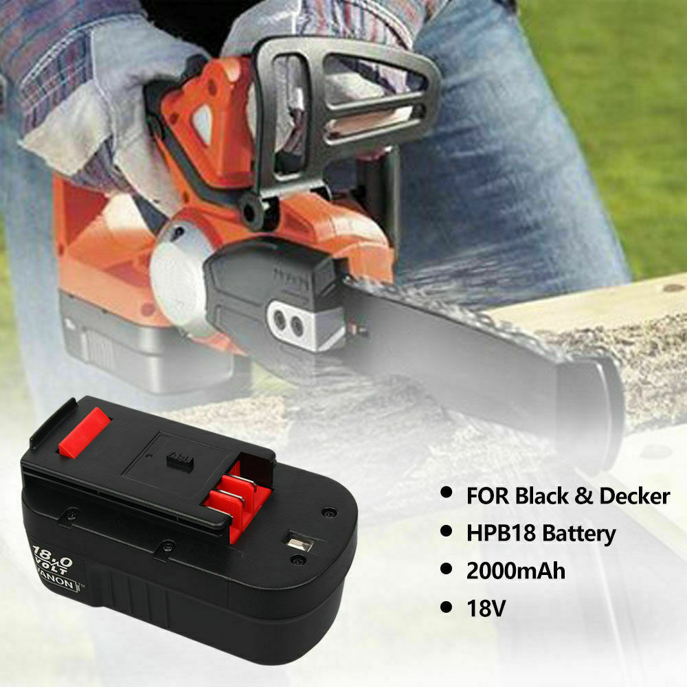 2 Pack 18V for Black and Decker HPB18 18 Volt 4.8Ah Battery HPB18-OPE 244760-00A