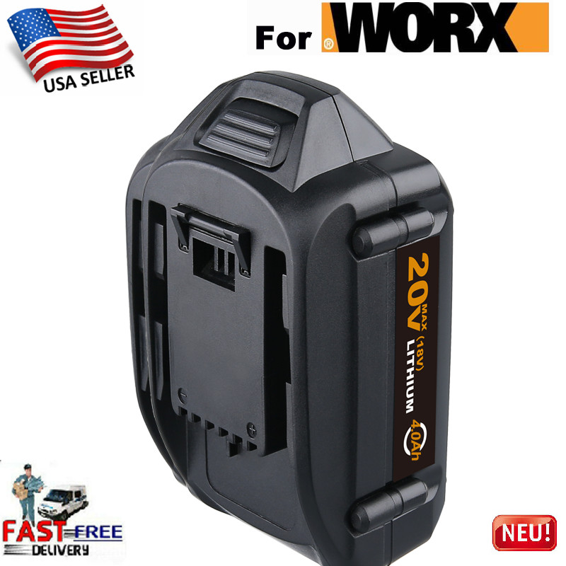 20Volt For WORX WA3525 20V 4.0Ah Max Lithium Battery Power Tools WA3520 WA3575